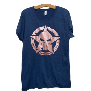 Live without Limits navy blue T-shirt size 3X. See measurements in pics (409)‎